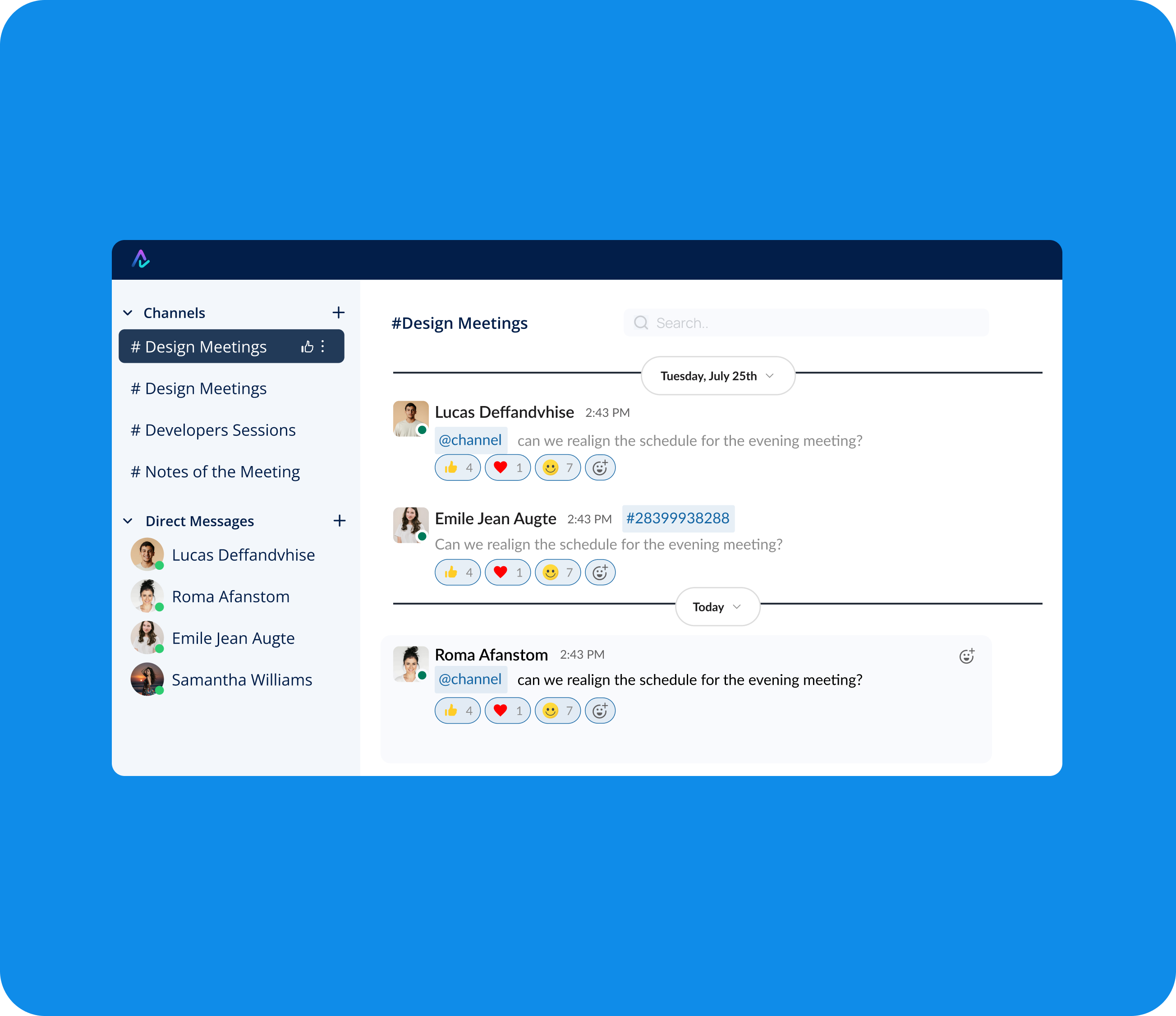 Built-in Chat & Channels